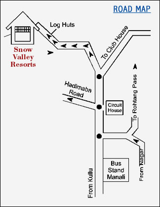 Road Map Manali